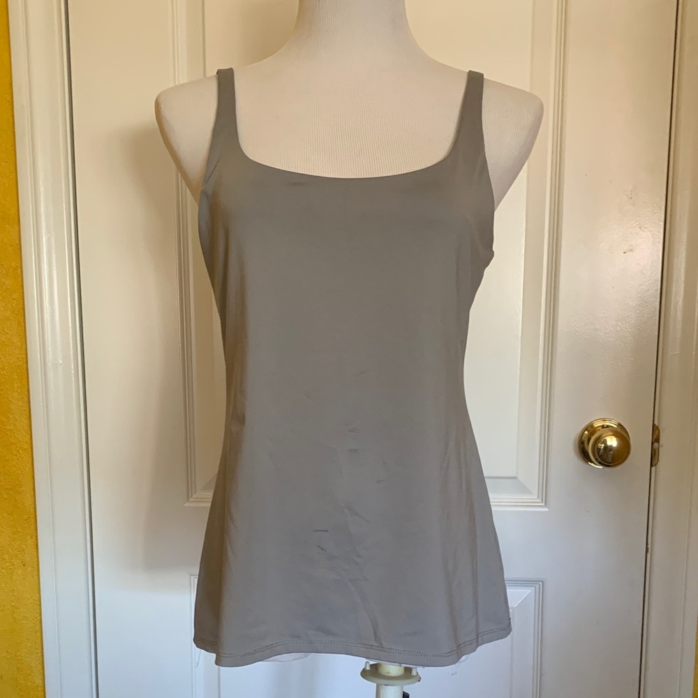 New York & Company Gray Camisole Top